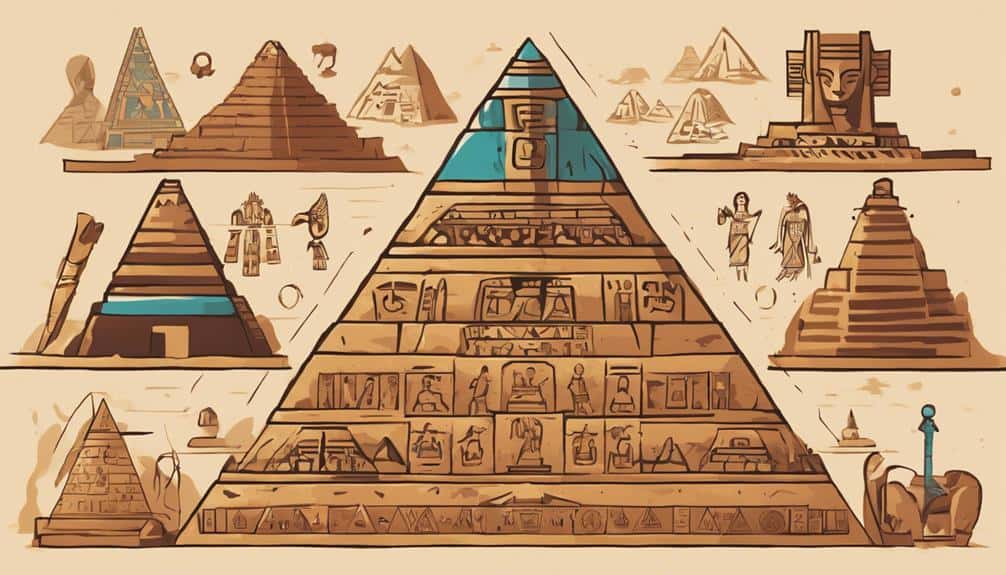 ancient egyptians built pyramids