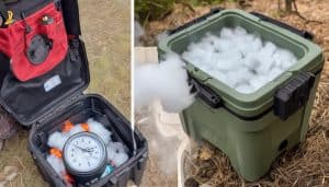 dry ice cooler duration