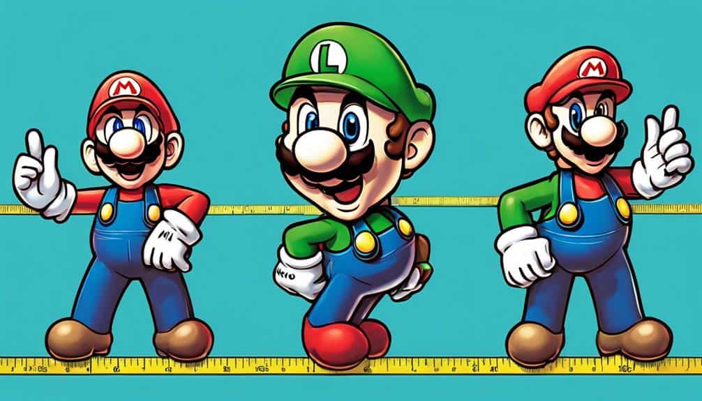 mario and luigi s heights