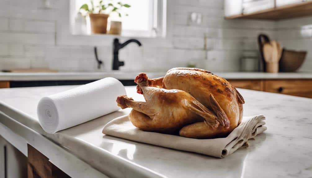 preparing chicken for cooking