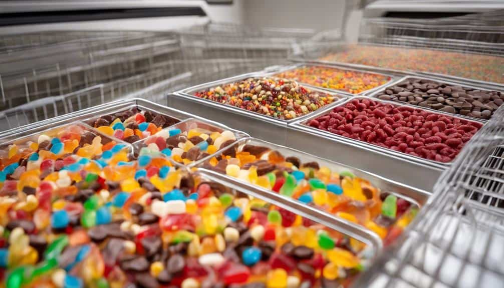 preserving candies through freezing